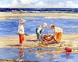 Famous Day Paintings - Sand Castle Day
